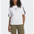 Camiseta adidas 3 Bandas Bf Mujer Blanco/Negro