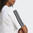 Camiseta adidas 3 Bandas Bf Mujer Blanco/Negro