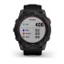 Reloj Garmin Fenix 7X Solar Plata negro Correa Negro