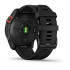 Reloj Garmin Fenix 7X Solar Plata negro Correa Negro