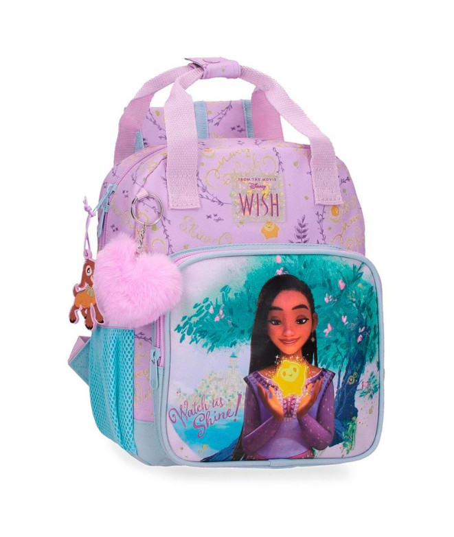 Mochila Disney Backpack 28Cm. Wish Watch Us...