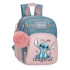 Mochila Disney Backpack 23Cm. Stitch You Are Magical Azul