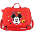 Maleta Infantil Disney Abs Rolling 4W.(2 Multid.) Mickey Get Moving Rojo