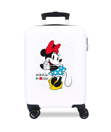 Trolley Disney Abs Suitcase 50 Cm.4R Minnie Magic Blanco