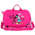 Maleta Infantil Disney Abs Rolling 4W. 45Cm.Minnie Around The World Rosa