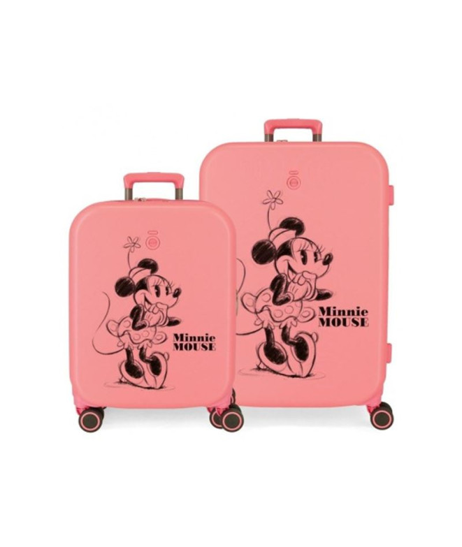 Trolley Disney Abs Luggage Set 2/ 55-70Cm.4W....
