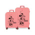 Trolley Disney Abs Luggage Set 2/ 55-70Cm.4W. 100-Minnie Happiness Coral