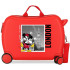 Maleta Infantil Disney Abs Rolling 4W.(2 Multid.) Mickey Y Minnie London Rojo