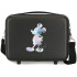 Neceser Disney Abs Vanity Case. Disney 100 Mickey Silver Negro