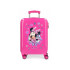 Trolley Disney Abs Suitcase 55Cm.4R. Minnie Happy Helpers Blanco
