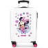 Trolley Disney Abs Suitcase 55Cm.4R. Minnie Happy Helpers Blanco