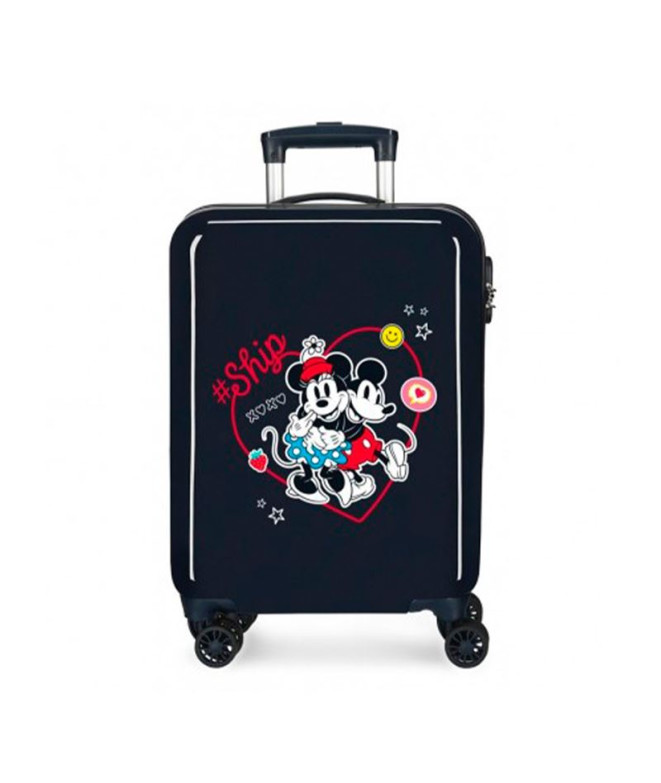 Trolley Disney Abs 55Cm 4W Mickey & Minnie Ship...