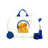 Maleta Infantil Disney Abs Rolling 4W.(2 Multi.) 45Cm.Hakuna Matata Blanco