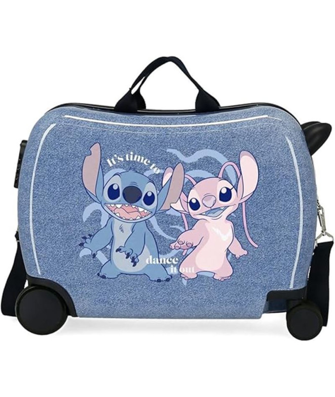 Maleta Infantil Disney Abs Rolling 4W.Stitch...