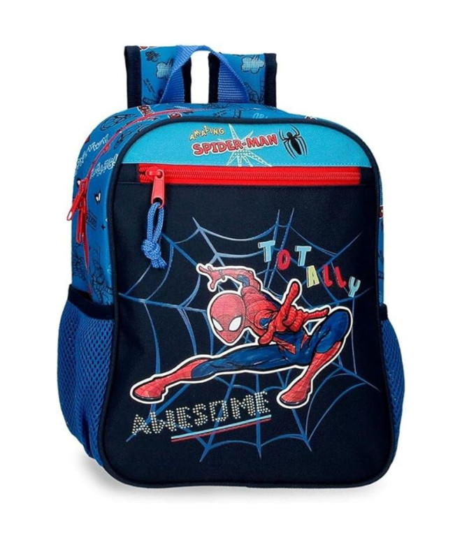 Mochila Marvel Adap. 28Cm. Spiderman Totally...