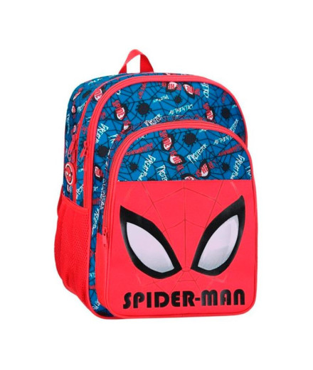 Mochila Marvel Adap 40Cm.2C.Spiderman Authentic Rojo