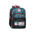Mochila Marvel Adaptable 40Cm. 2compartimientos Marvel Shield Negro