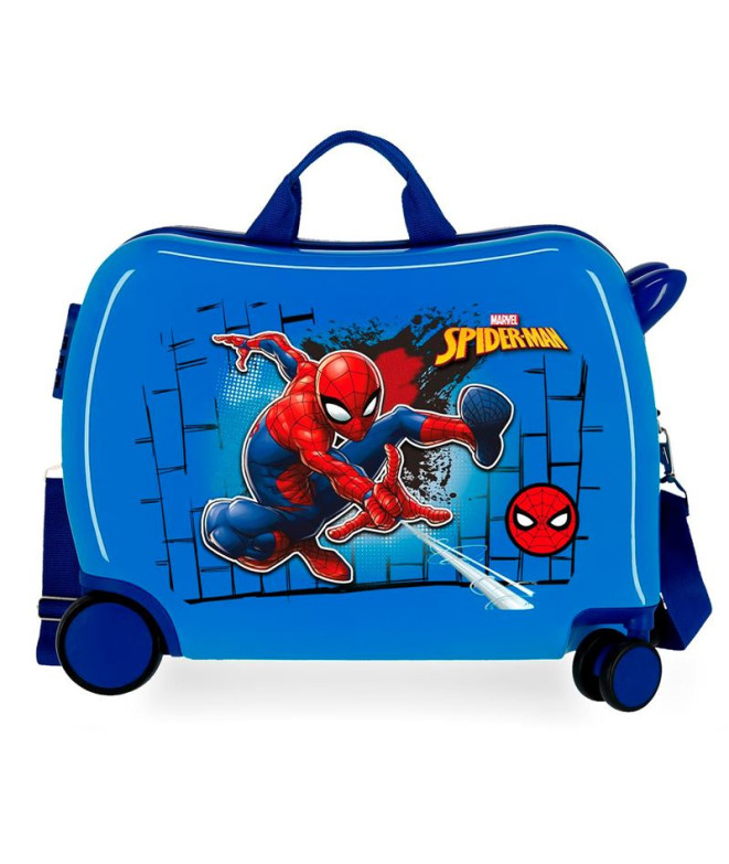 Maleta Marvel Inf.Abs 4R.Spiderman Red Azul Azul
