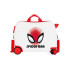 Maleta Marvel Infantil  Abs 4 Ruedas (2 Multi) Spiderman Authentic Blanco