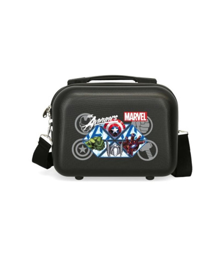 Neceser Marvel Abs Avengers Heroes Negro