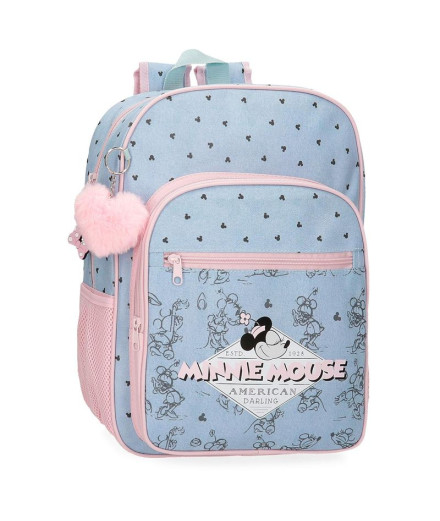 Mochila Disney Backpack 38Cm. Minnie Mouse American...
