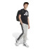 Camiseta adidas Big Logo Infantil Negro/Blanco