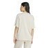 Camiseta adidas 3 Bandas Boyfriend Mujer crema