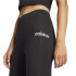Mallas adidas Linear Cotton Mujer Negro/Blanco