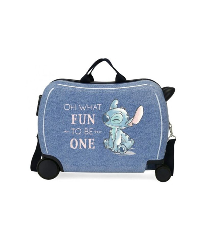 Maleta Infantil Disney Abs Rolling 4W.Stitch...