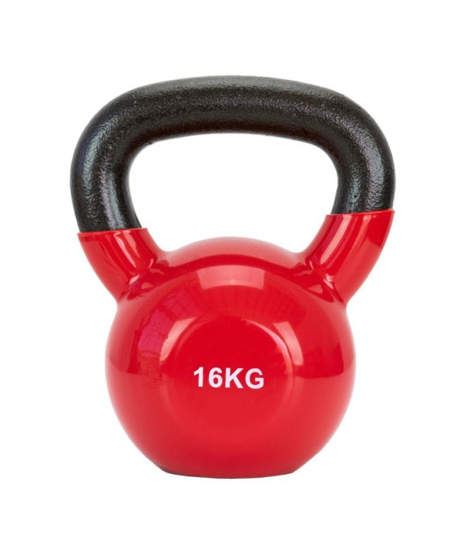 Kettlebell Neopreno Kirol 16Kg Enebe Rojo