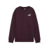 Sudadera Casual Puma Ess+ Relaxed Small Logo Crew Fl Mujer Midnight Plum
