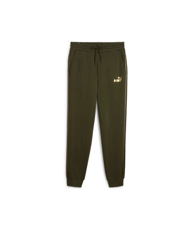 Pantalón Casual Puma Ess Tape Minimal Gold...