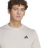 Camiseta de Fitness adidas Tr-Es Base Hombre Crema