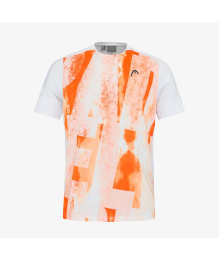 Camiseta de Pádel Head Padel Tech Hombre Naranja