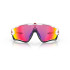Gafas de Sol de Ciclismo Oakley Jawbreaker Polished Blanco Prizm Road