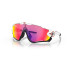 Gafas de Sol de Ciclismo Oakley Jawbreaker Polished Blanco Prizm Road