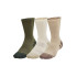 Calcetines de Fitness Under Armour Performance Tech 3Pk Crew Marrón