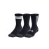 Calcetines de Fitness Under Armour Perf Tech Nov 3pk Crew Negro