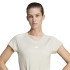 Camiseta de Fitness adidas Aeroready Minimal Mujer Azul/Blanco