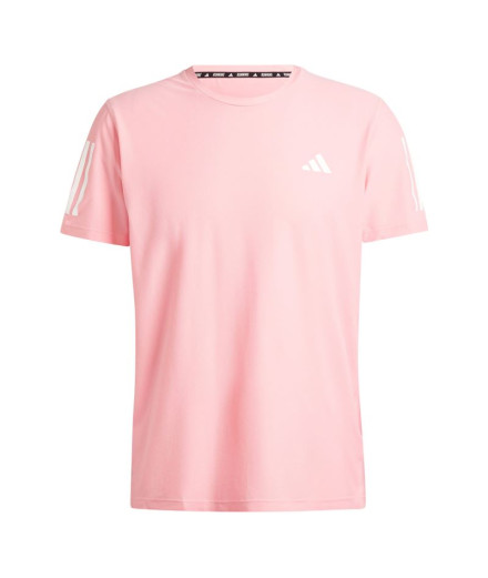 Camiseta de Running adidas Own The Run Hombre Rosa