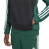 Sudadera adidas Tiberio 3 Bandas Colorblock Hoodie Infantil Verde Oscuro