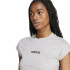 Camiseta adidas Lin Sj Mujer Gris/Negro