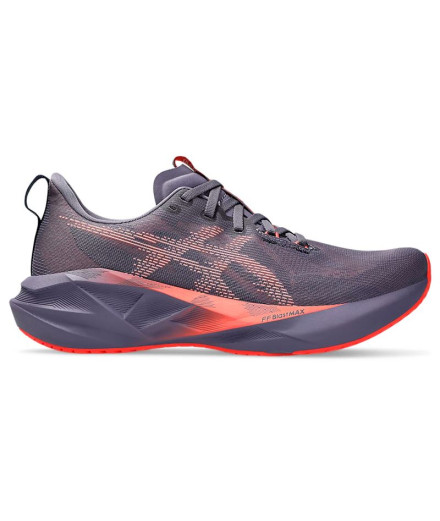 Zapatillas de Running ASICS Novablast 5 Hombre Morado/Coral
