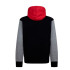 Sudadera Jordan Mj Brooklyn Flc Po Niño Negro(Rojo)