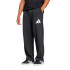 Pantalones adidas Wide French Terry Hombre Negro/Blanco