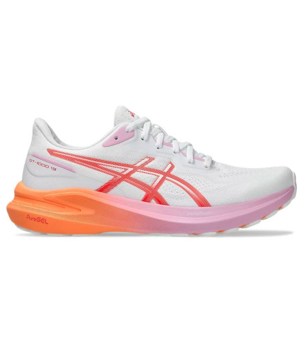 Zapatillas de Trail ASICS Gt-1000 13 Mujer Blanco/Coral