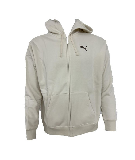 Sudadera Puma Script Hoodie Fz Fl Mujer