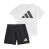 Conjunto adidas Big Logo Bebés Blanco/Negro