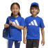 Camiseta adidas Big Logo Infantil Azul/Blanco