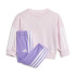 Pantalones adidas 3 Bandas French Terry Jogger Bebés Rosa